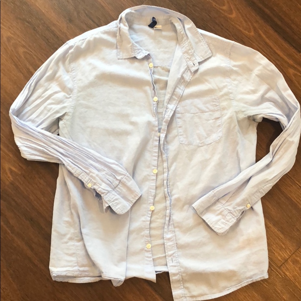 Blue H&M button down size L